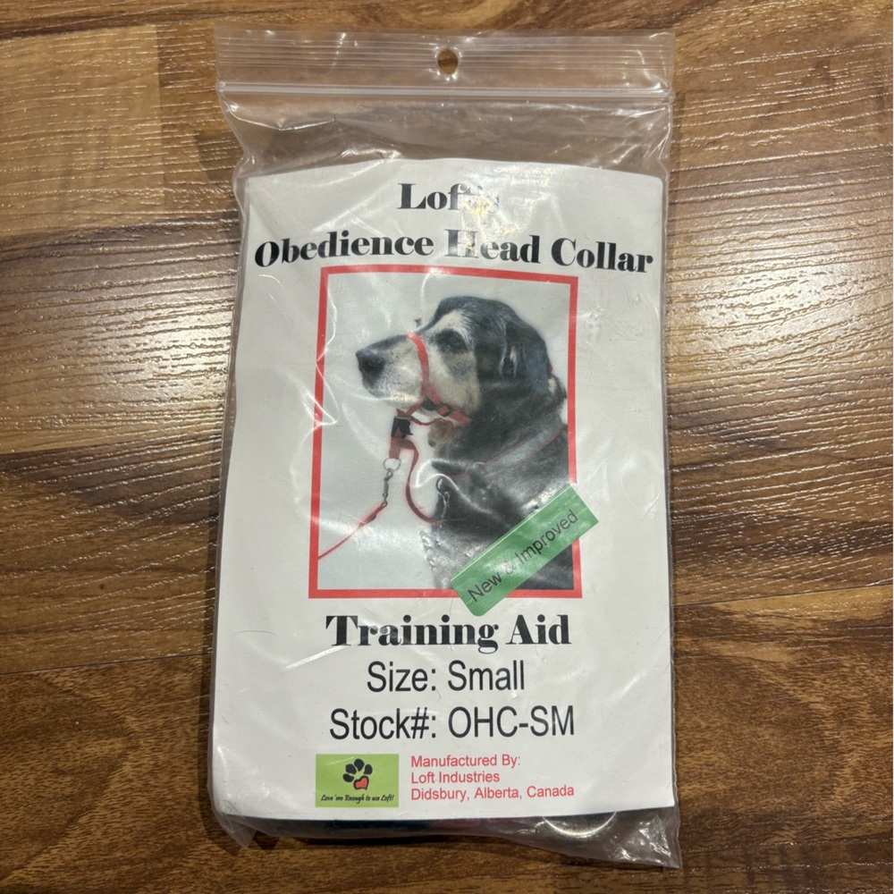Head Collar Loft Industries Dog Halter Pink NWT Small